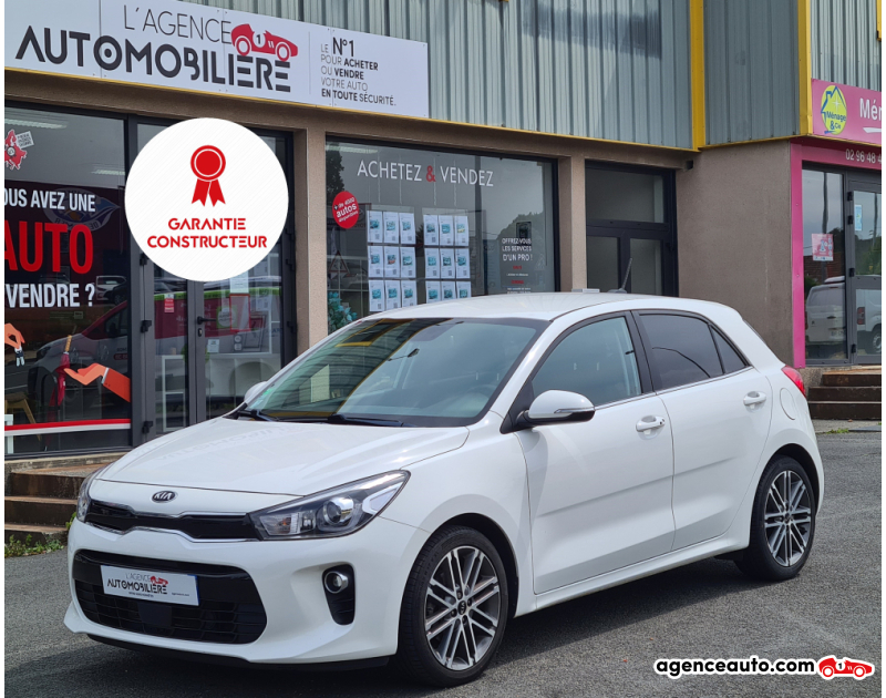 Achat voiture occasion, Auto occasion pas cher | Agence Auto Kia Rio 1.0 GDI 100CV GT-LINE PREMIUM Blanc Année 2018 Manuelle Essence