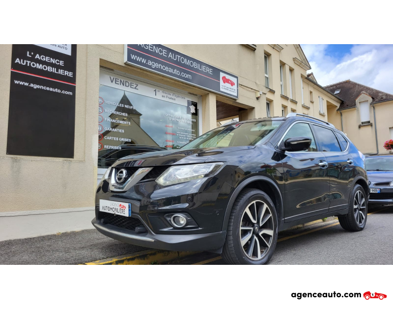 Achat voiture occasion, Auto occasion pas cher | Agence Auto Nissan X-Trail 7PLACES 1.6 dCi 130cv TEKNA Noir Année 2016 Manuelle Diesel
