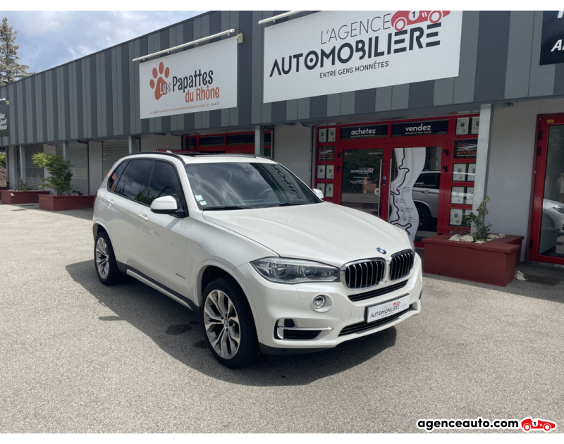 Aankoop Gebruikte Auto, Goedkope Gebruikte Auto | Agence Auto Bmw X5 (F15) 30d xDrive 3.0 d 258 cv Boîte auto Blanc Jaar 2013 Automatique Diesel