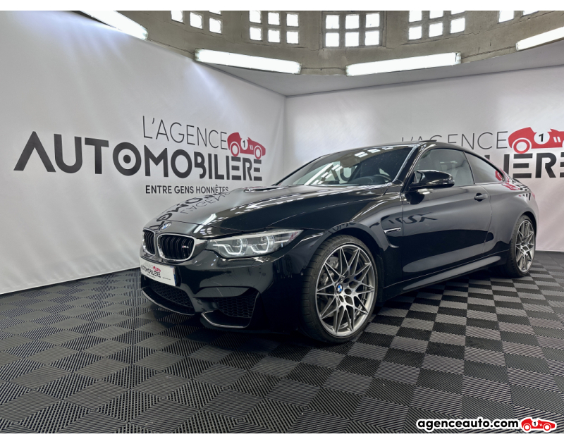 Achat voiture occasion, Auto occasion pas cher | Agence Auto Bmw M4 coupé F82 3.0 431cv BVM6 (Origine France, Entretien BMW) Noir Année 2018 Manuelle Essence