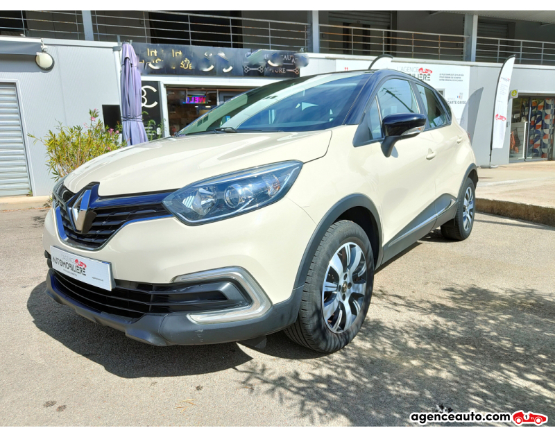 Achat voiture occasion, Auto occasion pas cher | Agence Auto Renault Captur 0.9 TCE 90 ENERGY INTENS Beige Année 2018 Manuelle Essence