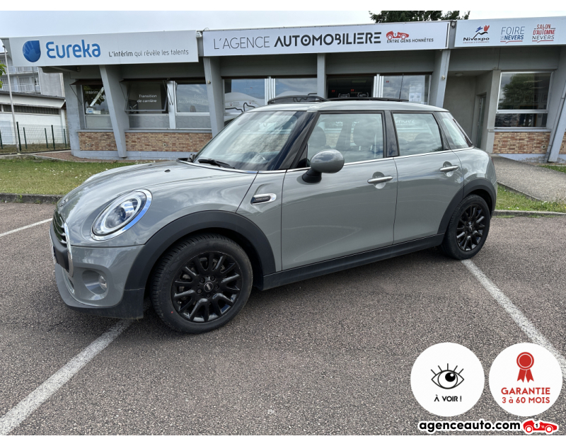 Achat voiture occasion, Auto occasion pas cher | Agence Auto Mini Mini One 1.5l 102ch Edition Heddon Street 5P.Toit panoramique ouvrant/GPS/1ère main Gris Année 2020 Manuelle Essence