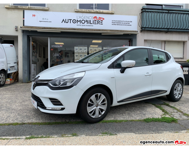 Achat voiture occasion, Auto occasion pas cher | Agence Auto Renault Clio IV Phase 2 TCe 75 cv Business Blanc Année 2019 Manuelle Essence