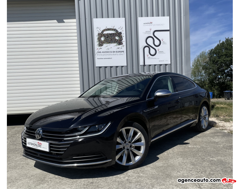 Achat voiture occasion, Auto occasion pas cher | Agence Auto Volkswagen Arteon 2.0 TDi 16V DSG7 150CV ELEGANCE ENTRETIEN VW Noir Année 2018 Automatique Diesel