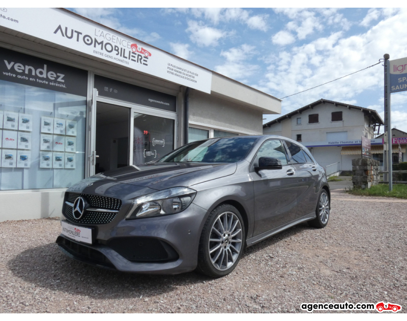 Achat voiture occasion, Auto occasion pas cher | Agence Auto Mercedes Classe A 200 FASCINATION PACK AMG BVA Gris Année 2018 Automatique Essence