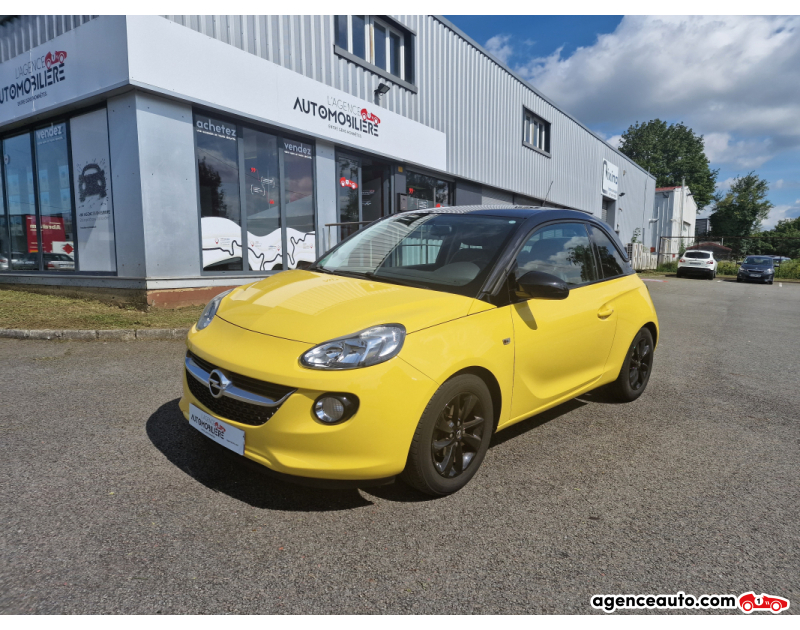 Achat voiture occasion, Auto occasion pas cher | Agence Auto Opel Adam 1.2 TWINPORT 70CH JAM Jaune Année 2014 Manuelle Essence
