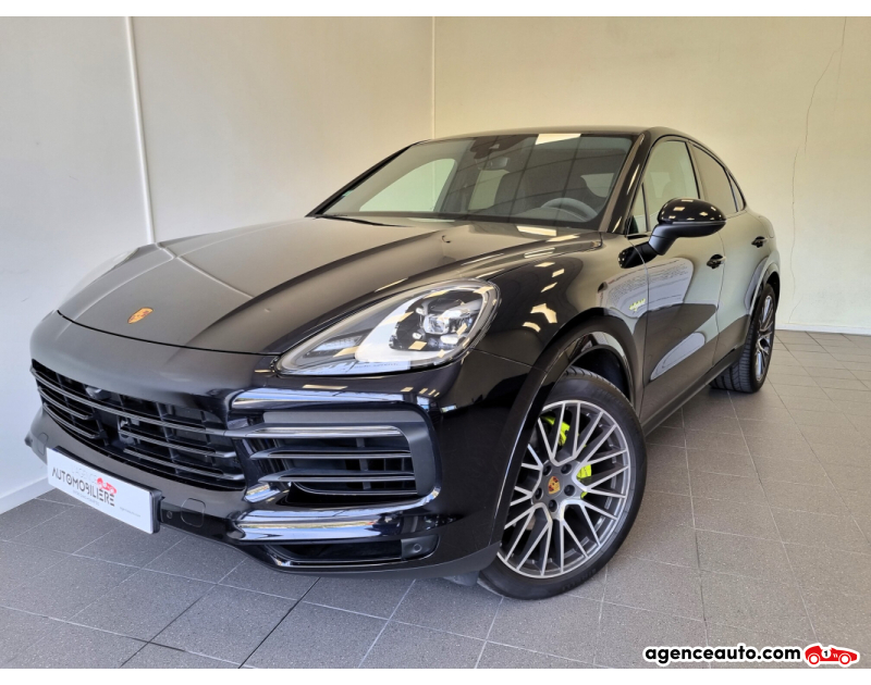 Achat voiture occasion, Auto occasion pas cher | Agence Auto Porsche Cayenne Coupé III 3.0 V6 462ch E-Hybrid - TOIT PANORAMIQUE Noir Année 2021 Automatique Hybride