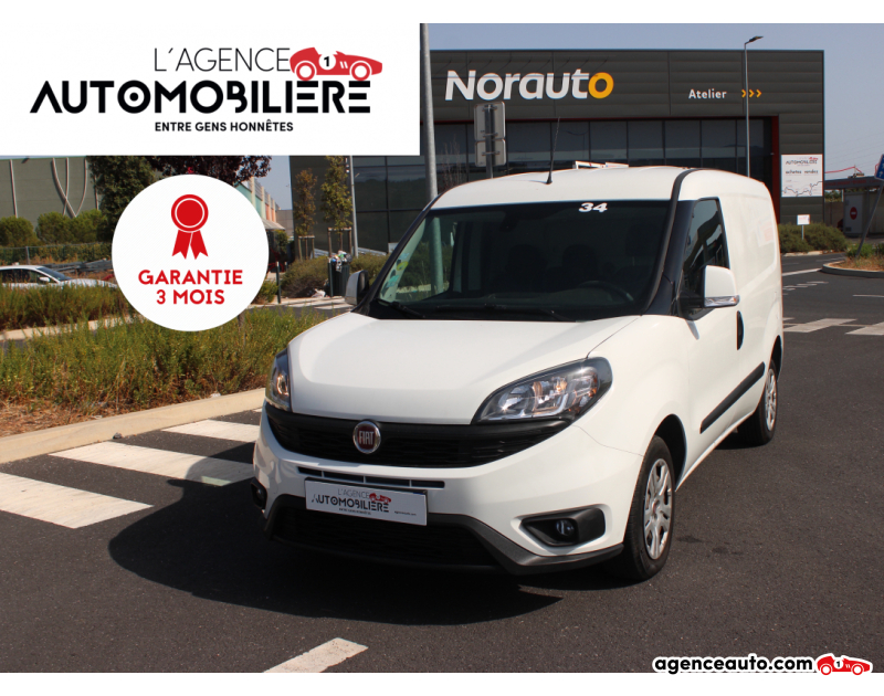 Achat voiture occasion, Auto occasion pas cher | Agence Auto Fiat Doblo CARGO 1.3 95CH TRIO NAV PACK PROFESSIONAL ( Climatisation automatique , Caméra de recul ) Blanc Année 2019 Manuelle Diesel