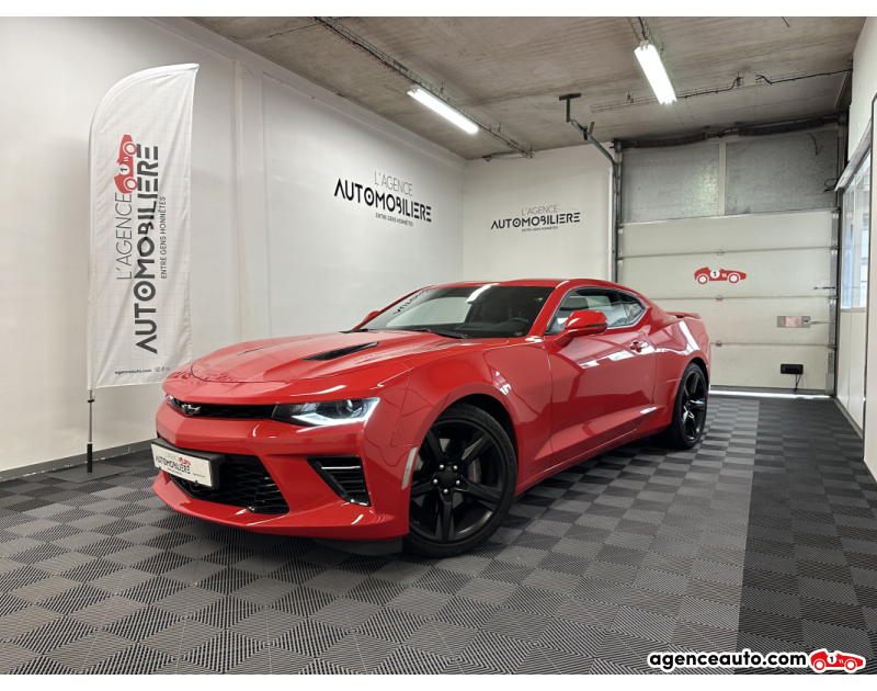 Gebrauchtwagenkauf, Günstige Gebrauchtwagen | Automobilienagentur Chevrolet Camaro VI COUPE 6.2L 6MT + Véhicule Français + PAS DE MALUS Rot Jahr 2019 Hand-Schaltgetriebe Benzin