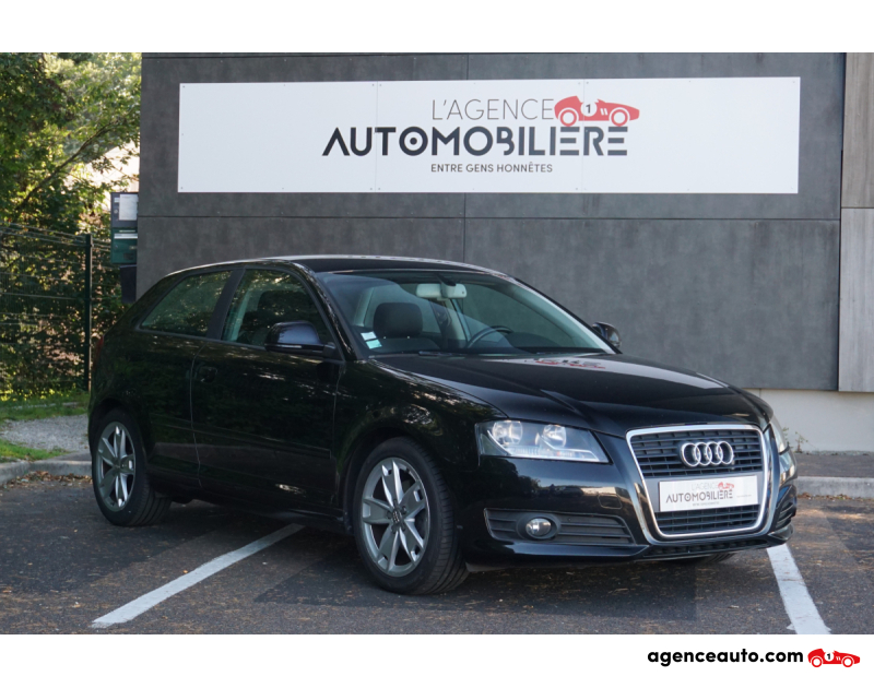 Achat voiture occasion, Auto occasion pas cher | Agence Auto Audi A3 8P FaceLift 2.0 TDi 140 ch Ambition Noir Année 2008 Manuelle Diesel