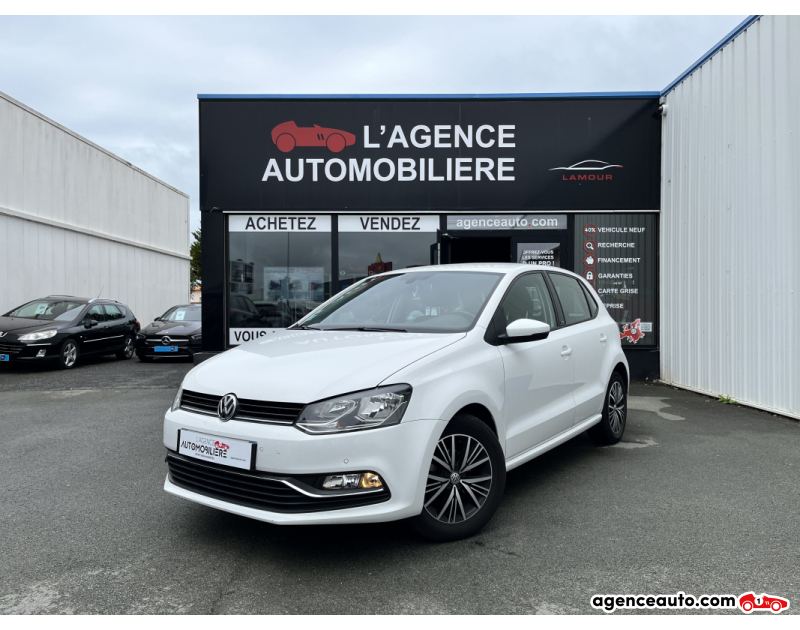 Achat voiture occasion, Auto occasion pas cher | Agence Auto Volkswagen Polo 1.2 TSI 90 BMT DSG7 Allstar Blanc Année 2017 Automatique Essence