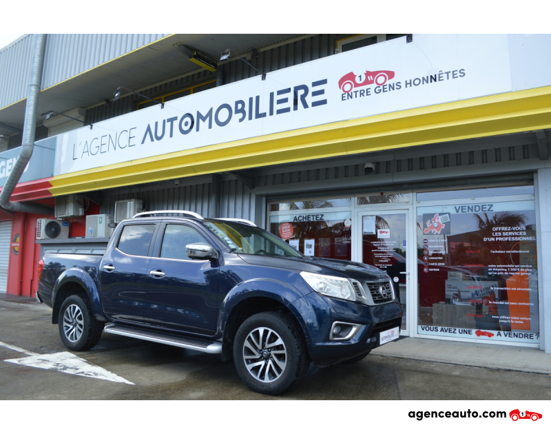 Achat voiture occasion, Auto occasion pas cher | Agence Auto Nissan Navara 2.3 dCi 190ch Double-Cab Tekna Bleu Année 2018 Automatique Diesel