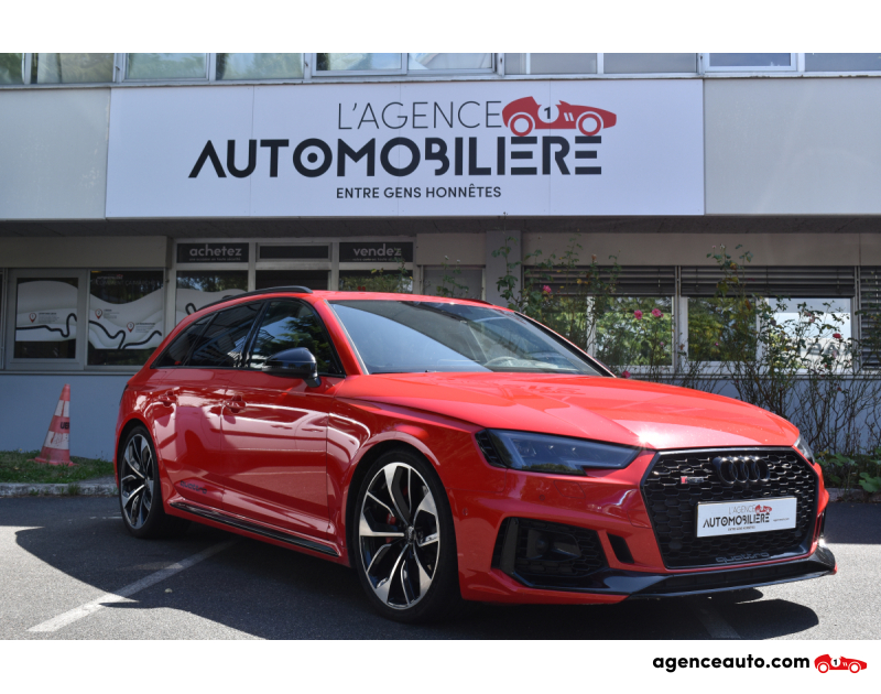 Achat voiture occasion, Auto occasion pas cher | Agence Auto Audi RS4 Audi RS4 AVANT V6 2.9 TFSI 450 ch Tiptronic 8 Stage 2 Rouge Année 2017 Automatique Essence