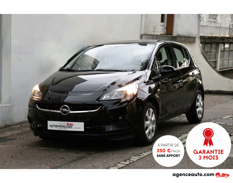 Achat voiture occasion, Auto occasion pas cher | Agence Auto Opel Corsa 1.4 i 90 Business BVM5 (Origine FR, 1ère Main, Suivi à Jour) Noir Année 2019 Manuelle Essence