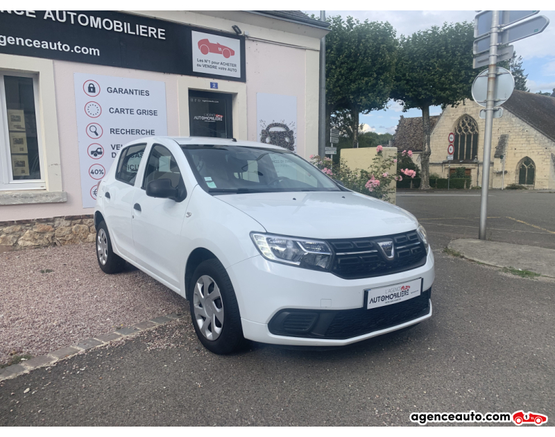 Achat voiture occasion, Auto occasion pas cher | Agence Auto Dacia Sandero 1.0 SCe 75ch Acess Blanc Année 2018 Manuelle Essence