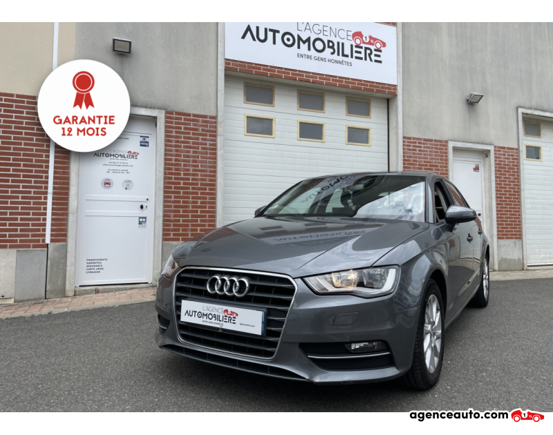 Achat voiture occasion, Auto occasion pas cher | Agence Auto Audi A3 1.6 TDi Sportback Business Line 110cv (Bluetooth, Rétroviseurs électriques) Gris Année 2016 Manuelle Diesel