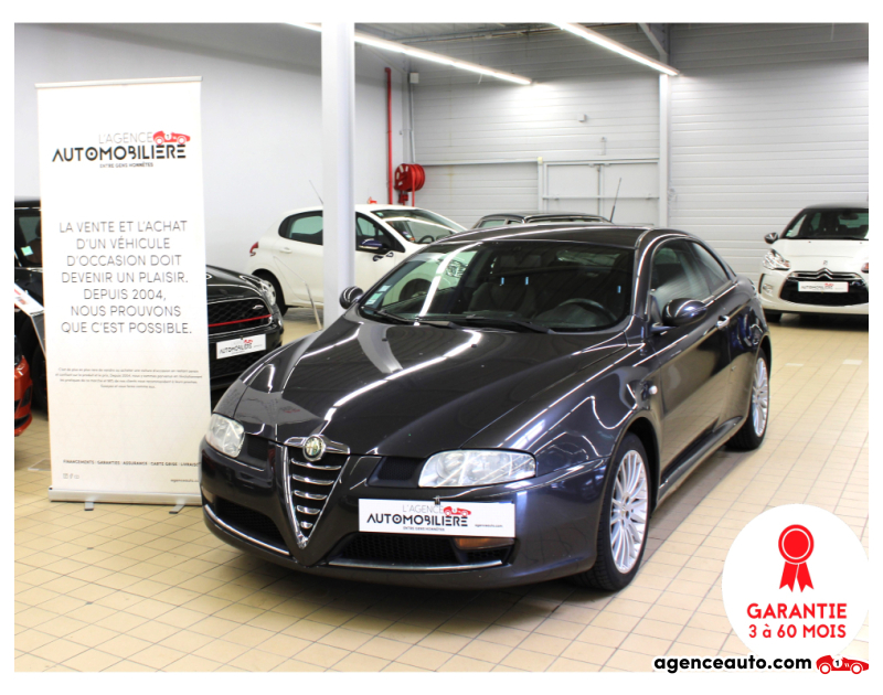 Achat voiture occasion, Auto occasion pas cher | Agence Auto Alfa Romeo GT 1.9 JTDM 150 SELECTIVE CUIR COUPE COURROIE OK Noir Année 2008 Manuelle Diesel