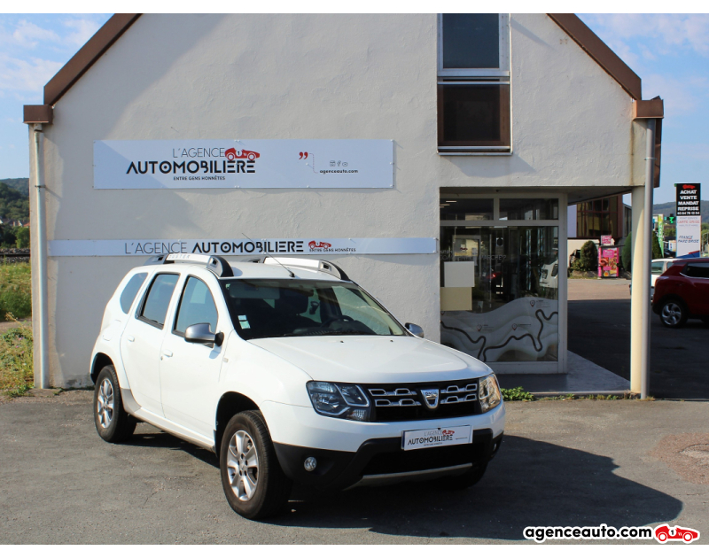 Achat voiture occasion, Auto occasion pas cher | Agence Auto Dacia Duster 1.5 DCI 110 CV PRESTIGE 4.4 Blanc Année 2014 Manuelle Diesel
