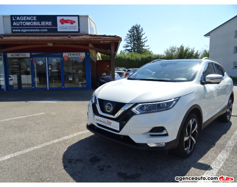 Achat voiture occasion, Auto occasion pas cher | Agence Auto Nissan Qashqai II (2) 1.2 DIG-T 115 TEKNA+ Blanc Année 2017 Manuelle Essence