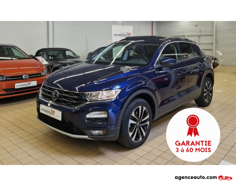 Achat voiture occasion, Auto occasion pas cher | Agence Auto Volkswagen T-roc 1.0 TSI 110 T ROC TROC UNITED BV6 TOE VIRTUAL COCKPIT 1 ERE MAIN Bleu Année 2021 Manuelle Essence