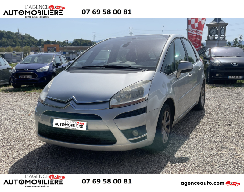 Achat voiture occasion, Auto occasion pas cher | Agence Auto Citroen C4 Picasso 1.6 HDi 110 cv Argent Année 2009 Manuelle Diesel