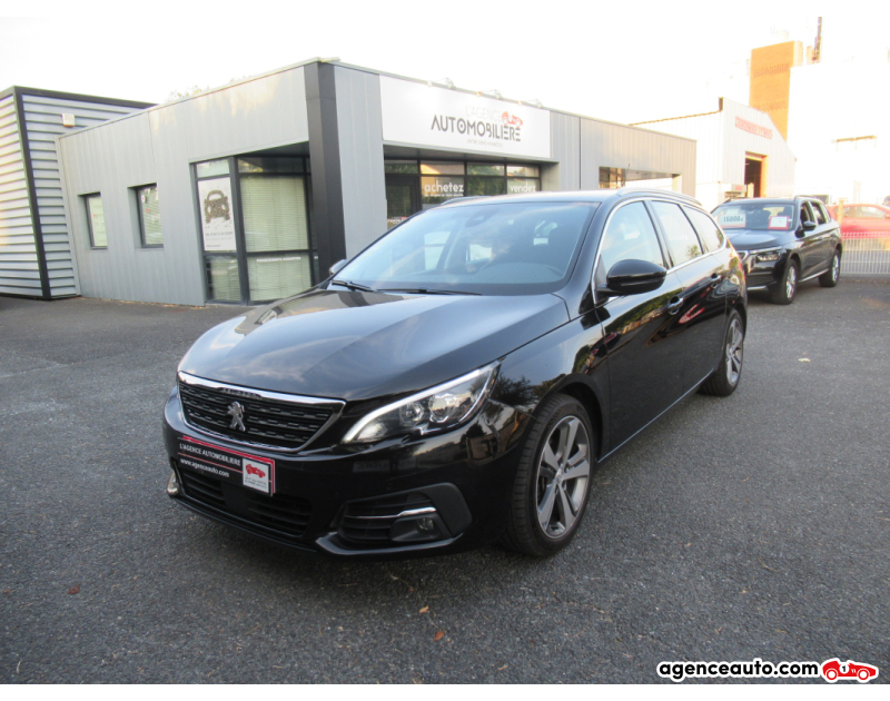 Aankoop Gebruikte Auto, Goedkope Gebruikte Auto | Agence Auto Peugeot 308 SW 1.5 BLUEHDI 130 S&S ALLURE EAT 8 Noir Jaar 2019 Automatique Diesel