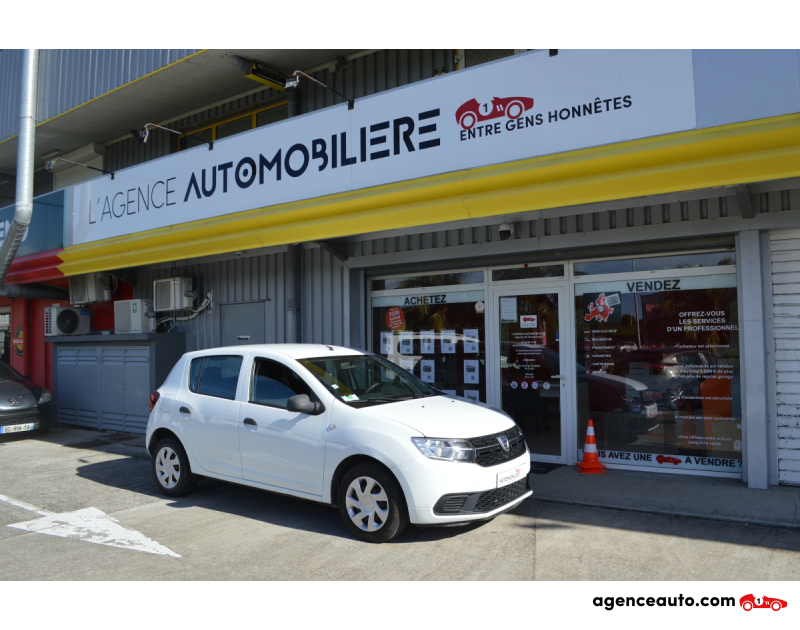Achat voiture occasion, Auto occasion pas cher | Agence Auto Dacia Sandero 1.5 DCI 75 AMBIANCE Blanc Année 2017 Manuelle Diesel