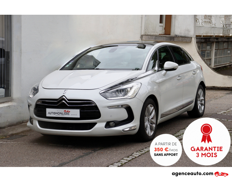 Gebrauchtwagenkauf, Günstige Gebrauchtwagen | Automobilienagentur Citroen DS5 1.6 THP 156 So Chic BVA6 (Toit Pano,Attelage,Caméra) Blanc Jahr 2015 Automatique Essence