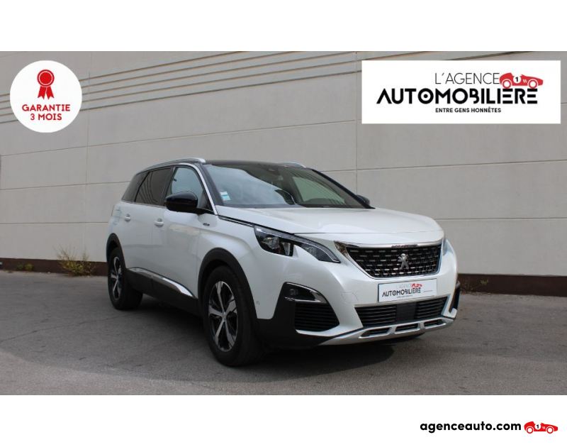 Achat voiture occasion, Auto occasion pas cher | Agence Auto Peugeot 5008 2.0 BlueHDi 150ch S&S BVM6 GT Line Blanc Année 2017 Manuelle Diesel