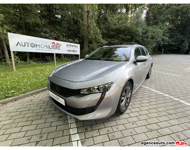 Achat voiture occasion, Auto occasion pas cher | Agence Auto Peugeot 508 SW 131CV/Pack Allure/Bte auto/Caméra 360°/Clim auto/garantie 12 mois Gris Année 2019 Automatique Diesel