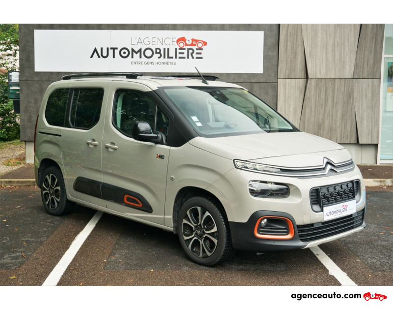 Achat voiture occasion, Auto occasion pas cher | Agence Auto Citroen Berlingo 1.5 BlueHDI 130 ch Shine Pack XTR Beige Année 2018 Manuelle Diesel