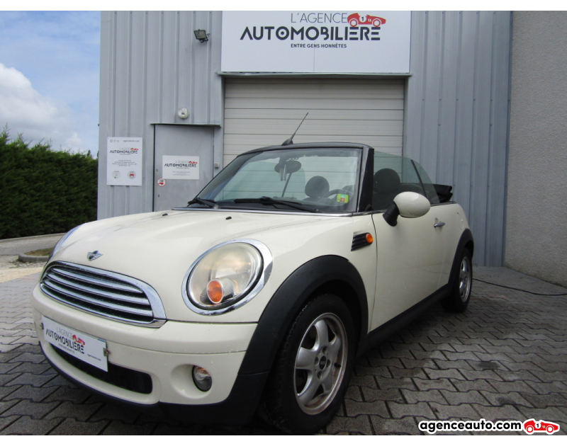 Achat voiture occasion, Auto occasion pas cher | Agence Auto Mini Mini Cabriolet Cabriolet Cooper 1.6 i 16V 120 cv Blanc Année 2009 Manuelle Essence