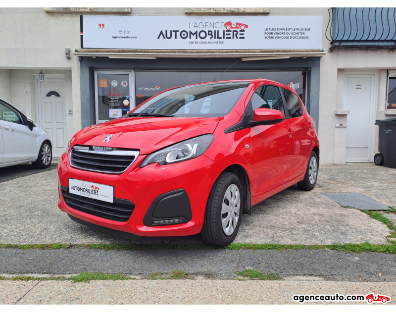 Achat voiture occasion, Auto occasion pas cher | Agence Auto Peugeot 108 5 Portes 1.0 VTi 72 cv Active Rouge Année 2019 Manuelle Essence