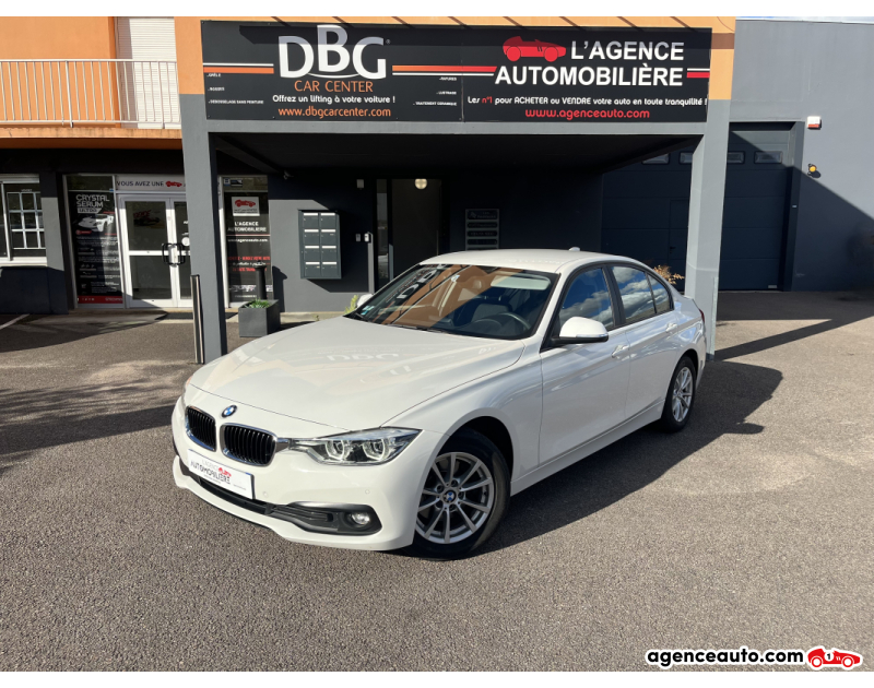 Achat voiture occasion, Auto occasion pas cher | Agence Auto Bmw Série 3 2.0d 190cv 320d LCI Business - Attelage/Radar AV+AR/Sièges chauffants/GPS Blanc Année 2018 Automatique Diesel