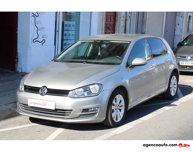 Compra de Carros Usados, Carros Usados Baratos | Auto Immo Volkswagen Golf 1.6 TDI 105 CONFORT LINE DSG BVA Gris Ano 2014 Automatique Diesel