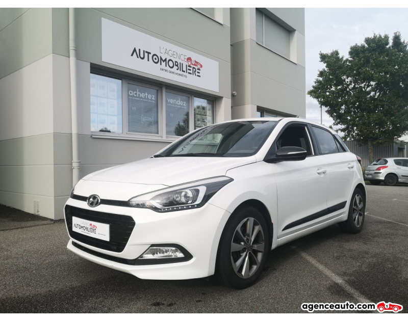 Achat voiture occasion, Auto occasion pas cher | Agence Auto Hyundai i20 II 5 Portes 1.0 T-GDi S&S 100 cv Mondial Edition Blanc Année 2018 Manuelle Essence
