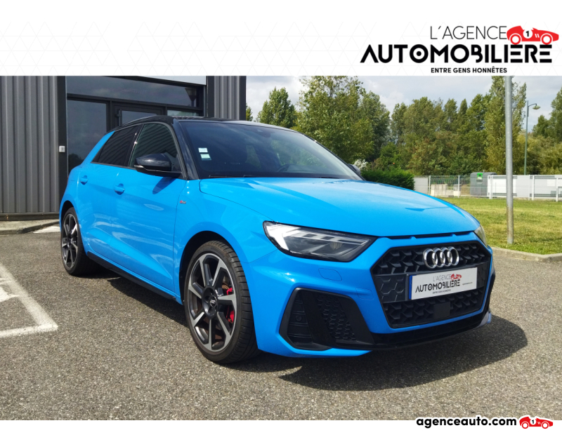 Achat voiture occasion, Auto occasion pas cher | Agence Auto Audi A1 Sportback 1.0 30 TFSI 116 S-Tronic 7 S-Line Bleu Année 2018 Automatique Essence