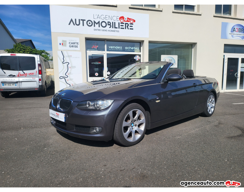 Achat voiture occasion, Auto occasion pas cher | Agence Auto Bmw Série 3 E93 CONFORT BVA 325D 3.0D 197CV - ENTRETIEN FULL BMW - ORIGINE FRANCE Gris Année 2008 Automatique Diesel