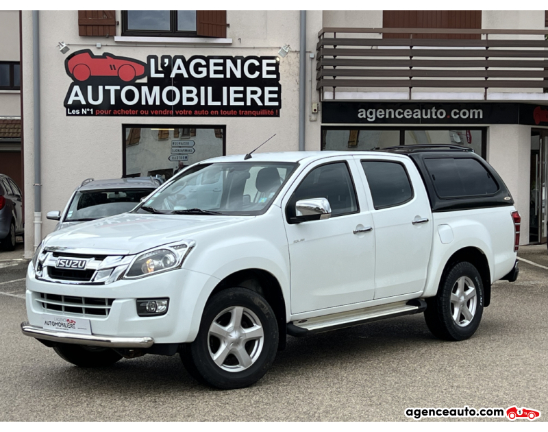 Achat voiture occasion, Auto occasion pas cher | Agence Auto Isuzu D-Max 2.5 TD 163ch SOLAR DOUBLE CABINE BVM Blanc Année 2014 Manuelle Diesel