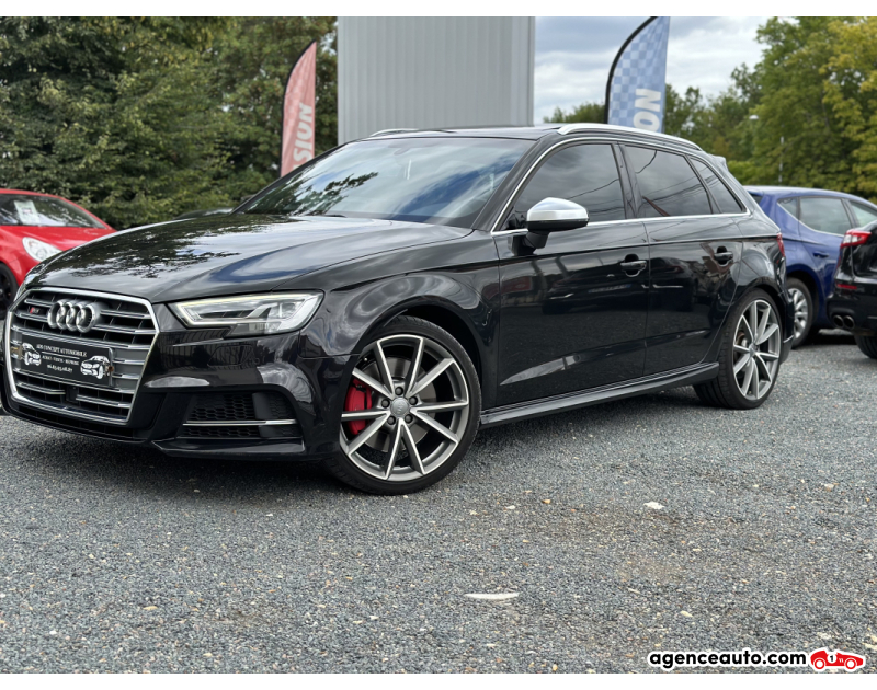 Compra de Coches Usados, Coches Usados Baratos %'|'% Agence Auto Audi S3 S3 Sportback III 2.0 TFSI 310ch quattro S tronic 7 Noir Año 2017 Automatique Essence