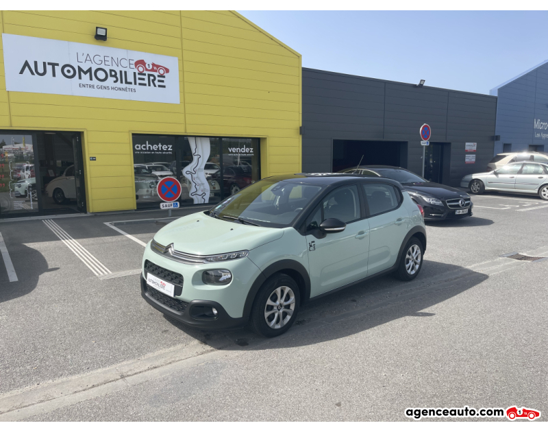 Achat voiture occasion, Auto occasion pas cher | Agence Auto Citroen C3 C3 PureTech 82 Graphic Vert Année 2018 Manuelle Essence