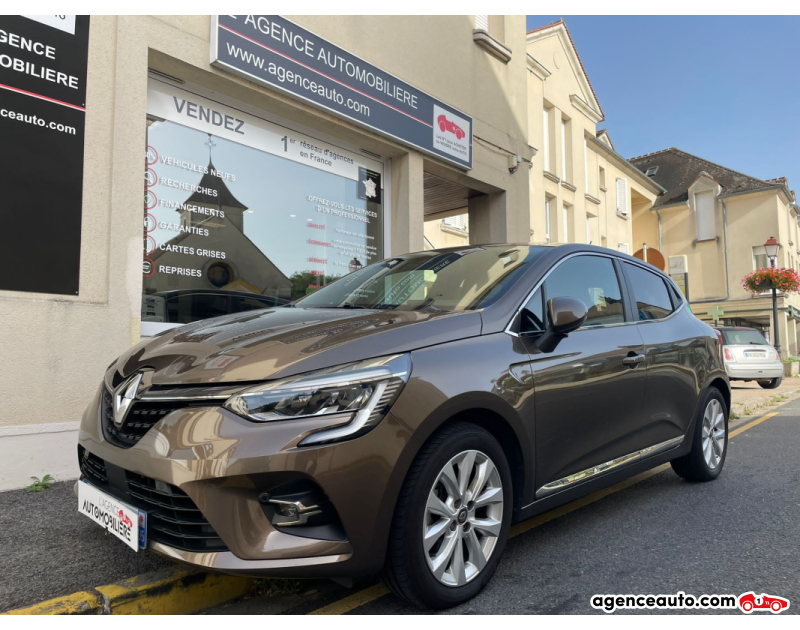 Achat voiture occasion, Auto occasion pas cher | Agence Auto Renault Clio TCE 130cv EDC INTENS+OPTIONS! Marron Année 2019 Automatique Essence