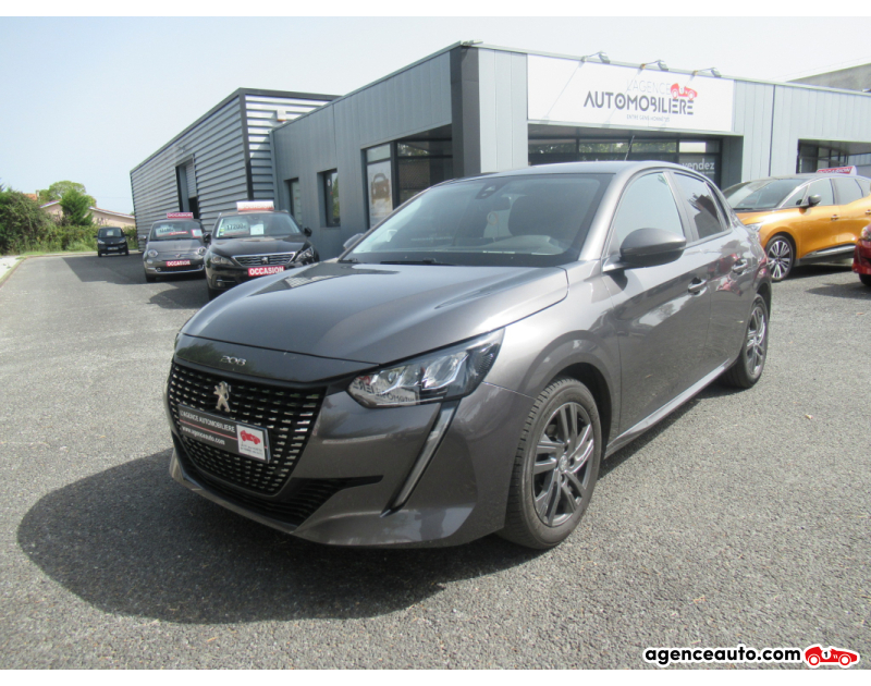 Aankoop Gebruikte Auto, Goedkope Gebruikte Auto | Agence Auto Peugeot 208 1.2 PureTech 75ch S&S Style Gris Jaar 2021 Manuelle Essence