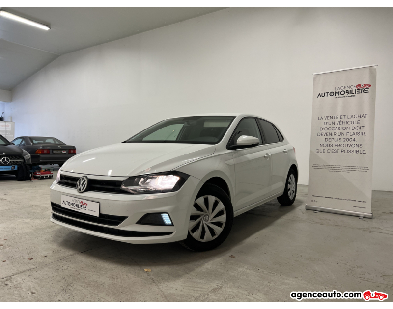 Achat voiture occasion, Auto occasion pas cher | Agence Auto Volkswagen Polo VI 1.6 TDI TRENDLINE 80 cv Blanc Année 2019 Manuelle Diesel