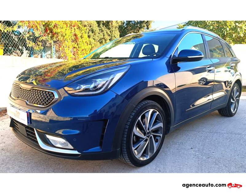 Achat voiture occasion, Auto occasion pas cher | Agence Auto Kia Niro I 1.6 GDi 16V 141 Hybrid DCT6 105 cv Boîte auto Argent Année 2018 Automatique Hybride