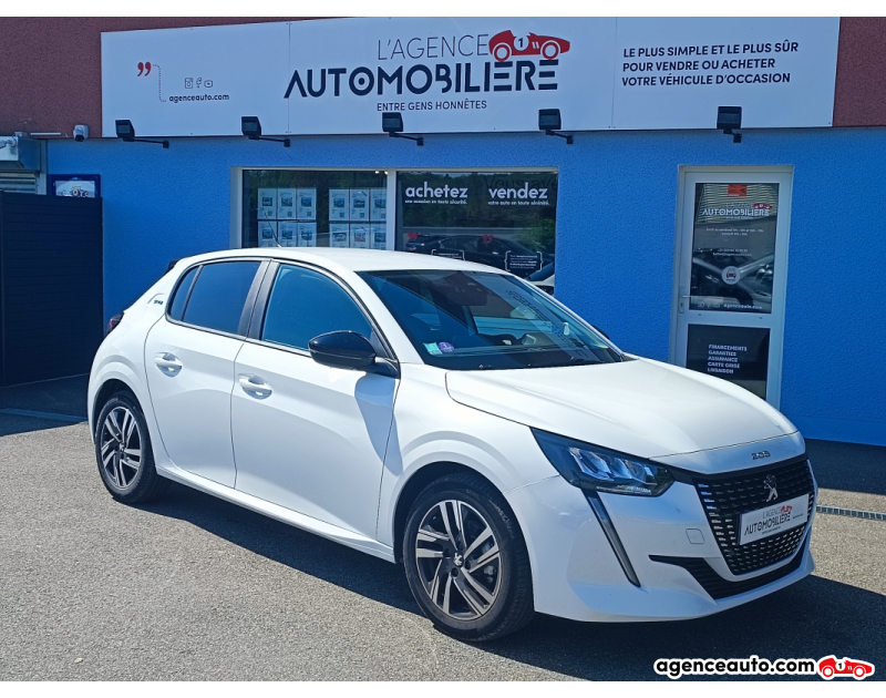 Gebrauchtwagenkauf, Günstige Gebrauchtwagen | Automobilienagentur Peugeot 208 1.2 PURETECH 75 STYLE 1ERE MAIN Blanc Jahr 2023 Manuelle Essence