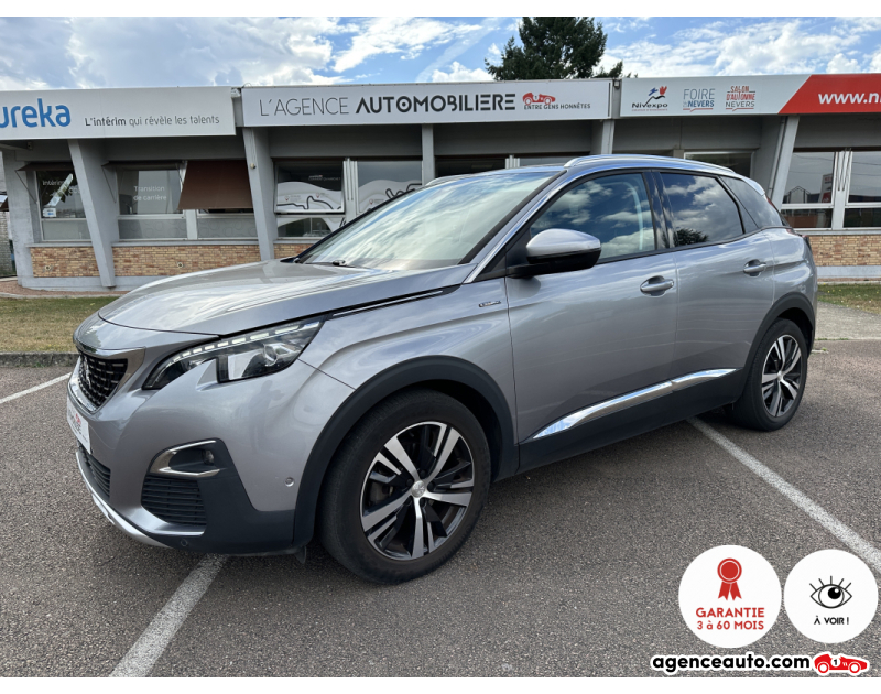Achat voiture occasion, Auto occasion pas cher | Agence Auto Peugeot 3008 2.0L 150 CV GT LINE/CUIR INTEGRAL/TO PANORAMIQUE OUVRANT Argent Année 2016 Manuelle Diesel