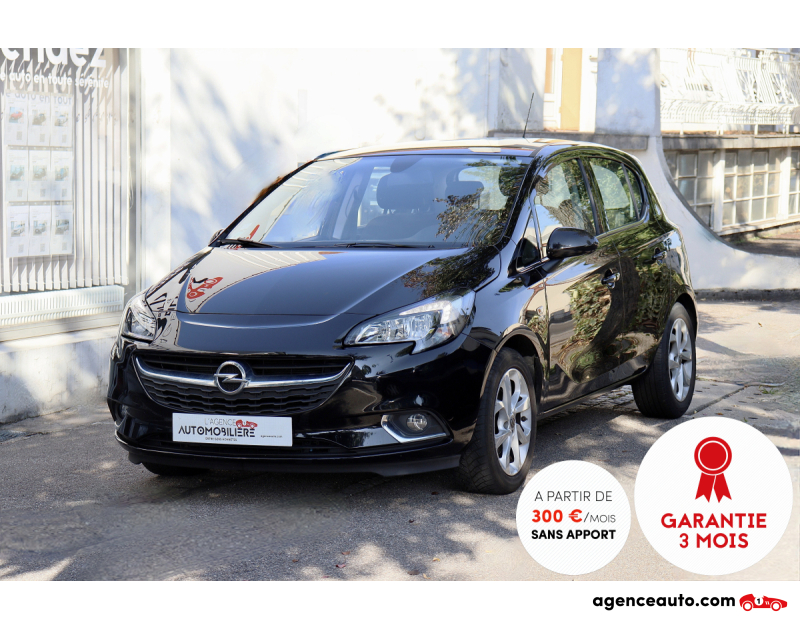 Achat voiture occasion, Auto occasion pas cher | Agence Auto Opel Corsa 1.4 Turbo 100 Edition 120 ans BVM6 (Caméra,CarPlay,LED) Noir Année 2019 Manuelle Essence
