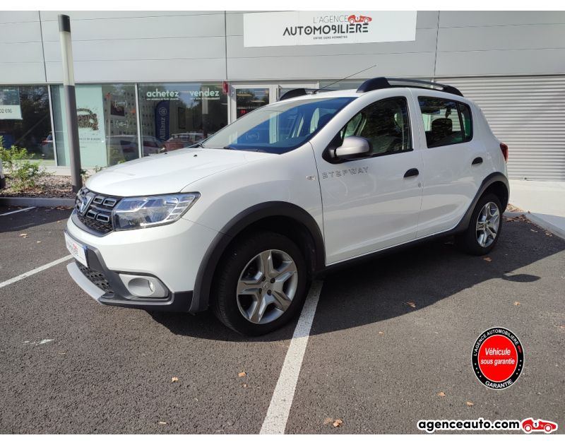Achat voiture occasion, Auto occasion pas cher | Agence Auto Dacia Sandero STEPWAY 75 ch 1re main Blanc Année 2018 Manuelle Essence