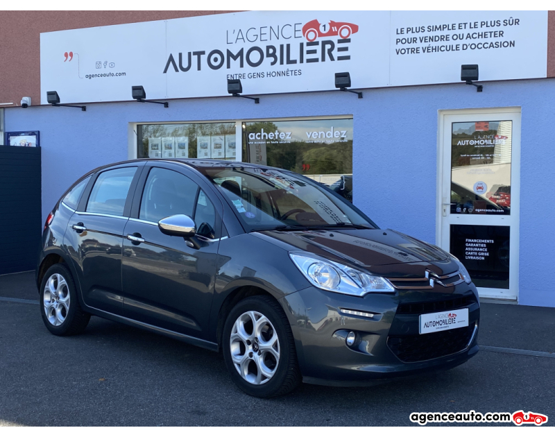 Achat voiture occasion, Auto occasion pas cher | Agence Auto Citroen C3 1.2 VTi 82ch Collection Gris Année 2013 Manuelle Essence